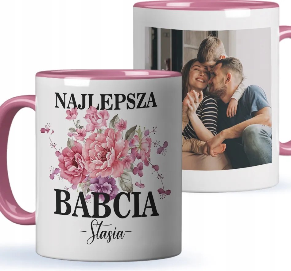 Bögre Ajándék Nagymama És Nagypapa Napjára A Kedves Nagymama Név Fotó