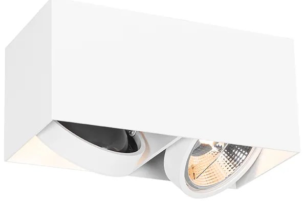 Okos spotlámpa fehér téglalap alakú 2-lámpás 2 Wifi GU10 111mm-es - Box