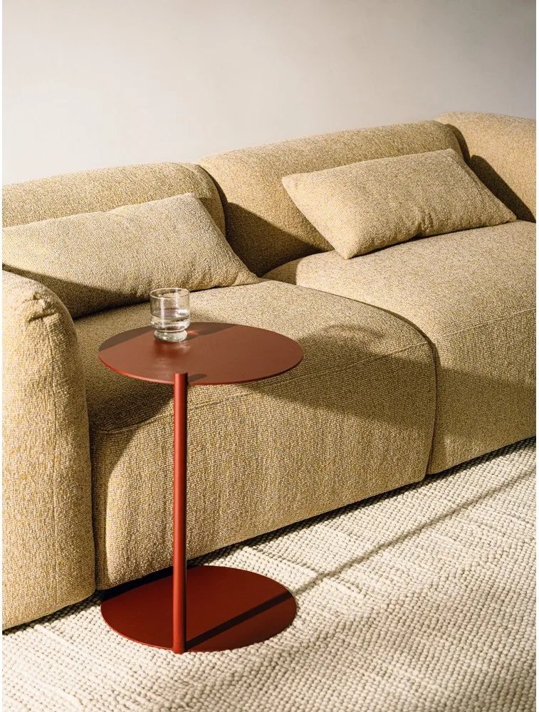 Acél kerek tárolóasztal 41x40 cm Ande – noo.ma