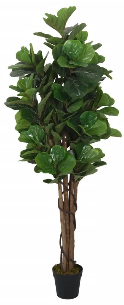 zöld mű-lantlevelűfikusz 96 levél 80 cm