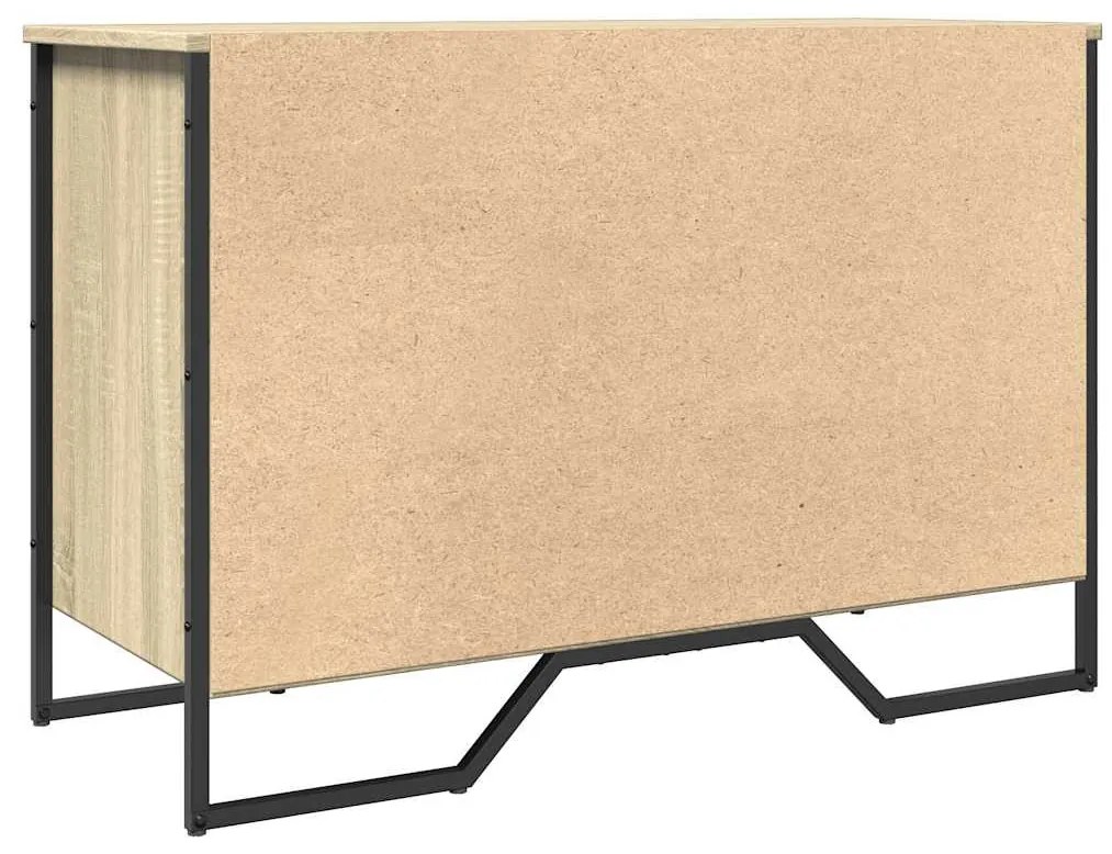 sonoma tölgy színű szerelt fa cipőszekrény 90 x 38 x 61,5 cm