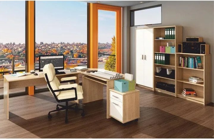 Íróasztal, sonoma tölgyfa, JOHAN NEW 02