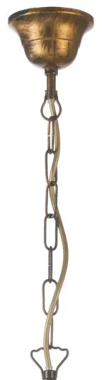 ONLI - Csillár láncon POMPEI 5xE14/6W/230V bronz