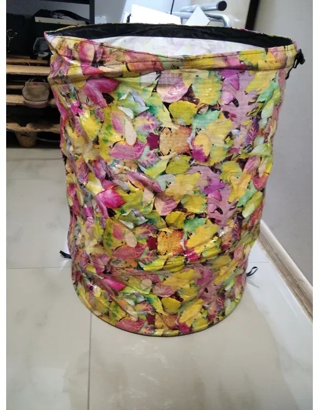 Összecsukható kerti kosár levélmintával - Beast 900175 - 90 liter - 45 x 58 cm