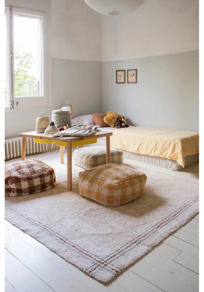 Krémszínű mosható kézi szövésű pamut szőnyeg 170x240 cm Cuisine Natural – Lorena Canals