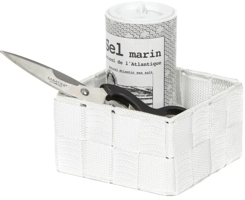 Compactor S TEX fiókos tároló szervező, 12 x 12 x7 cm, fehér, S