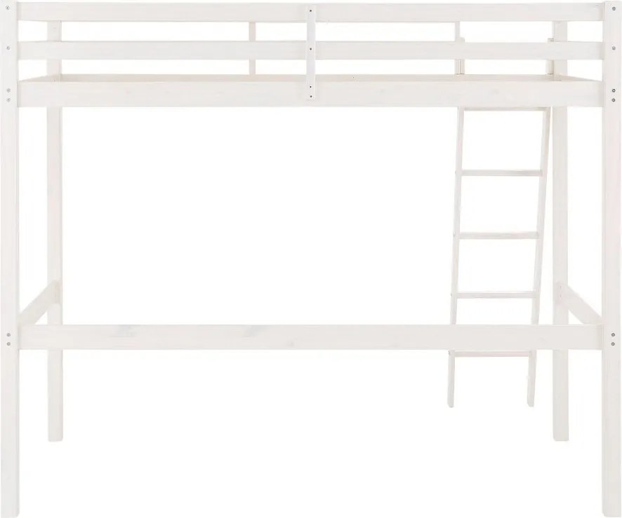 Alpi2 fehér magasított ágy borovi fenyőből - Støraa