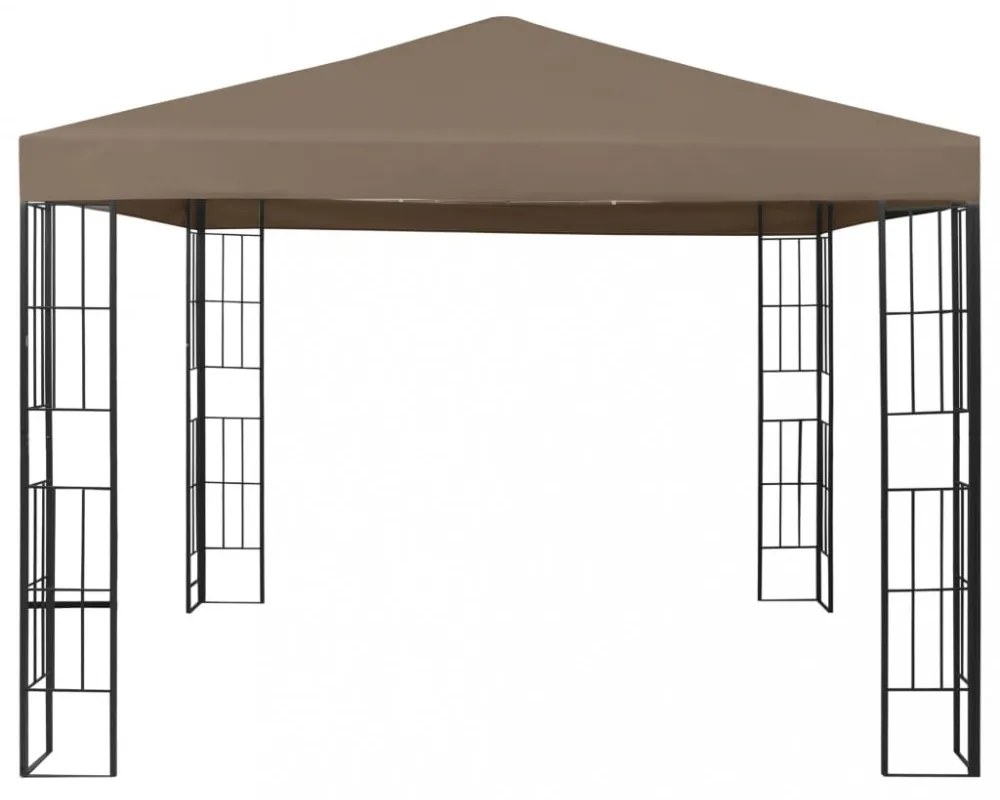 tópszínű pavilon 3 x 3 m