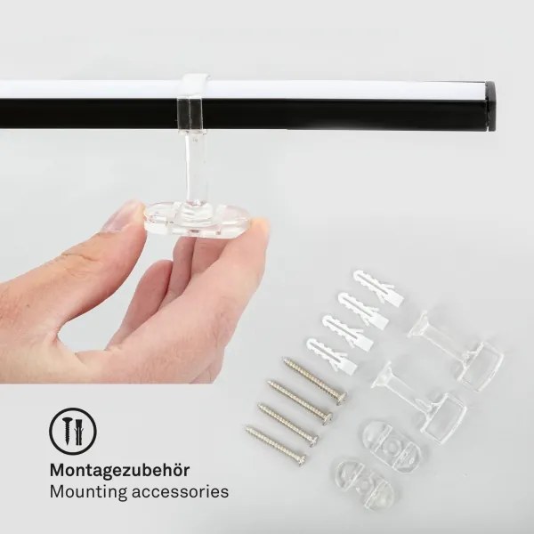 Briloner 3501-015 - LED Felületre szerelhető csillár STAFF 5xLED/4,8W/230V fekete