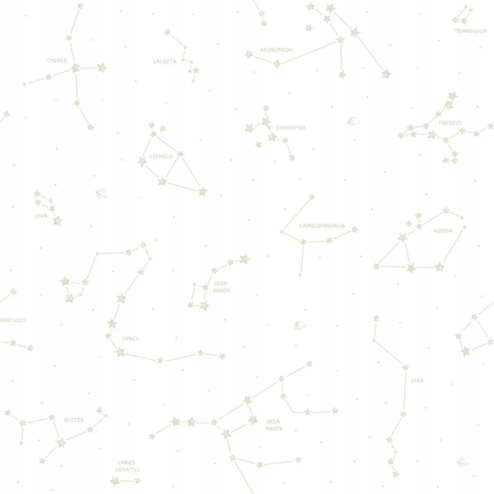 Tapéta A Gyerekszobába Csillagképekben