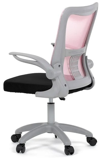 Gyerek szék, magasságában állítható, rózsaszín hálós, KA-K2008 PINK