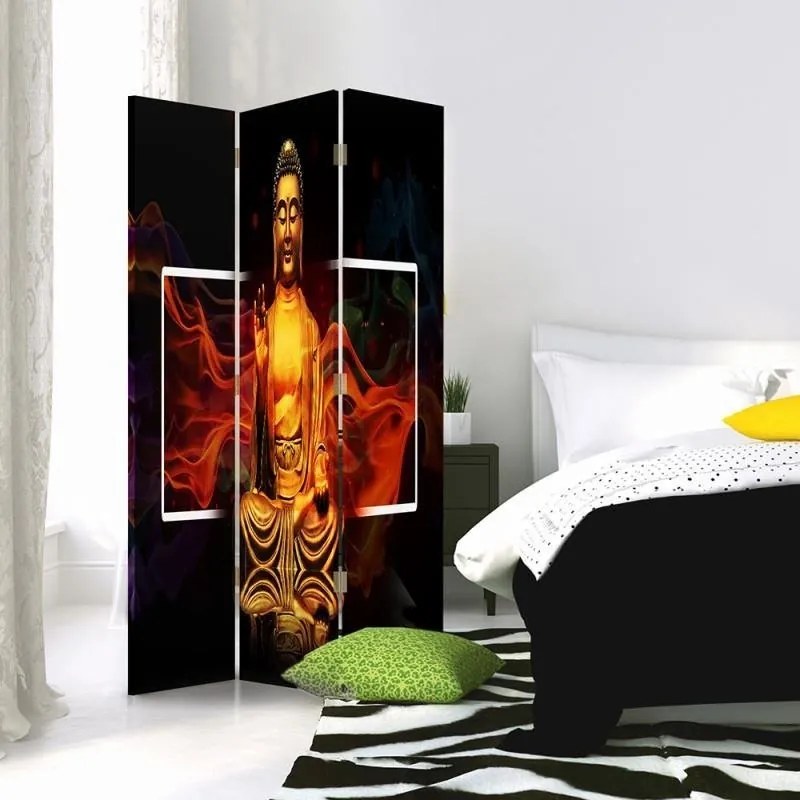 Gario Paraván Tüzes Buddha Méret: 180 x 170 cm, Kivitelezés: Klasszikus paraván