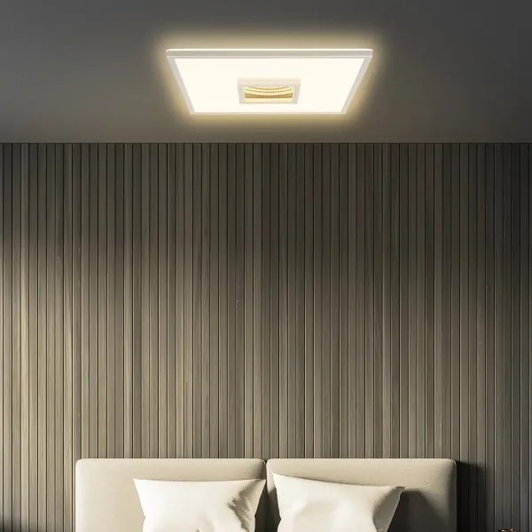 Briloner 3848014 - LED mennyezeti lámpa TORO LED/18W/230V 42x42 cm matt króm