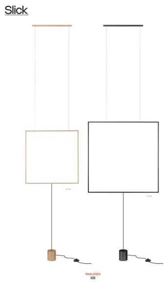 Redo 01-2197 - SLICK állólámpa LED/19W/230V fekete