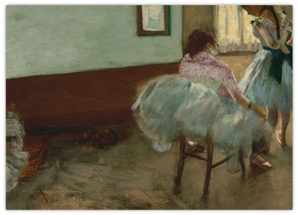 Kép - Edgar Degas, The Dance Lesson, reprodukciók (70x50 cm)