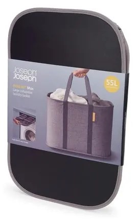 Szürke textil összehajtható szennyeskosár 55 l Hold-All Max – Joseph Joseph