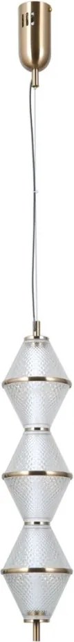 ITALUX PND-34395-3V-HBR FUENTE Egyágú Függesztett Lámpa Fém LED IP20
