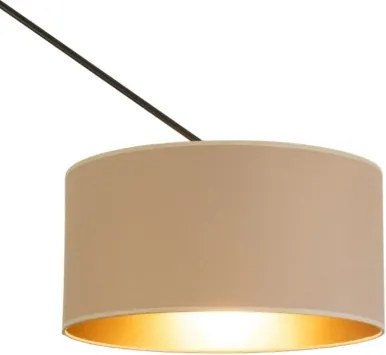 LED állítható rúdon függesztett csillár GORTA 1xE27/60W/230V bézs/arany