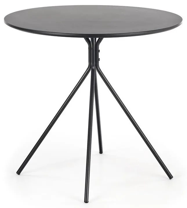 HOMORA fekete étkezőasztal