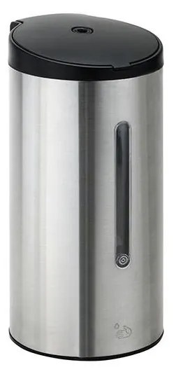 Szappanadagoló 10,2x22 cm ezüst/fehér