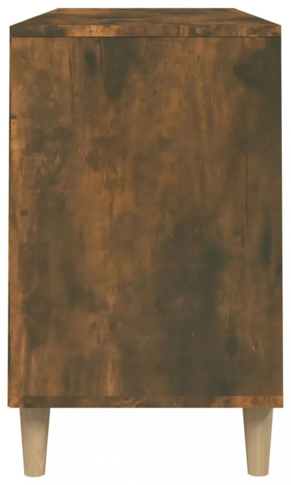 vidaXL füstös tölgy színű szerelt fa cipősszekrény 102 x 36 x 60 cm