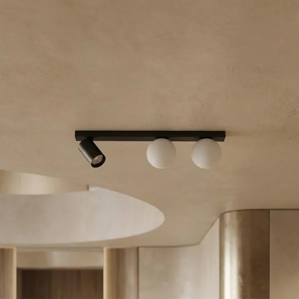 Brilagi - SELE BALL spotlámpa 1xGU10/30W/230V + 2xG9/10W fekete