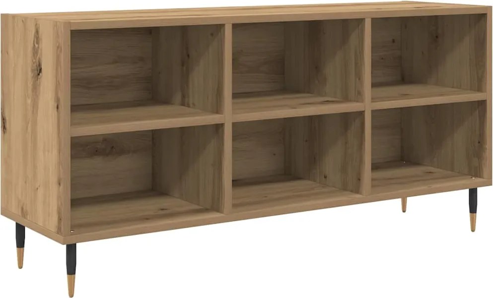 vidaXL TV szekrény Artisan tölgy 103,5 x 30 x 50 cm Faanyag