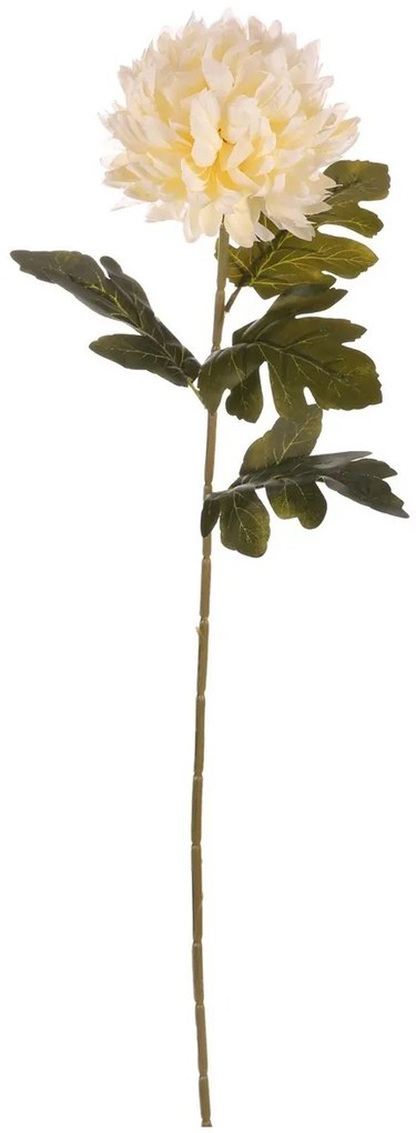Krémszínű krizantém - művirág, 73 cm