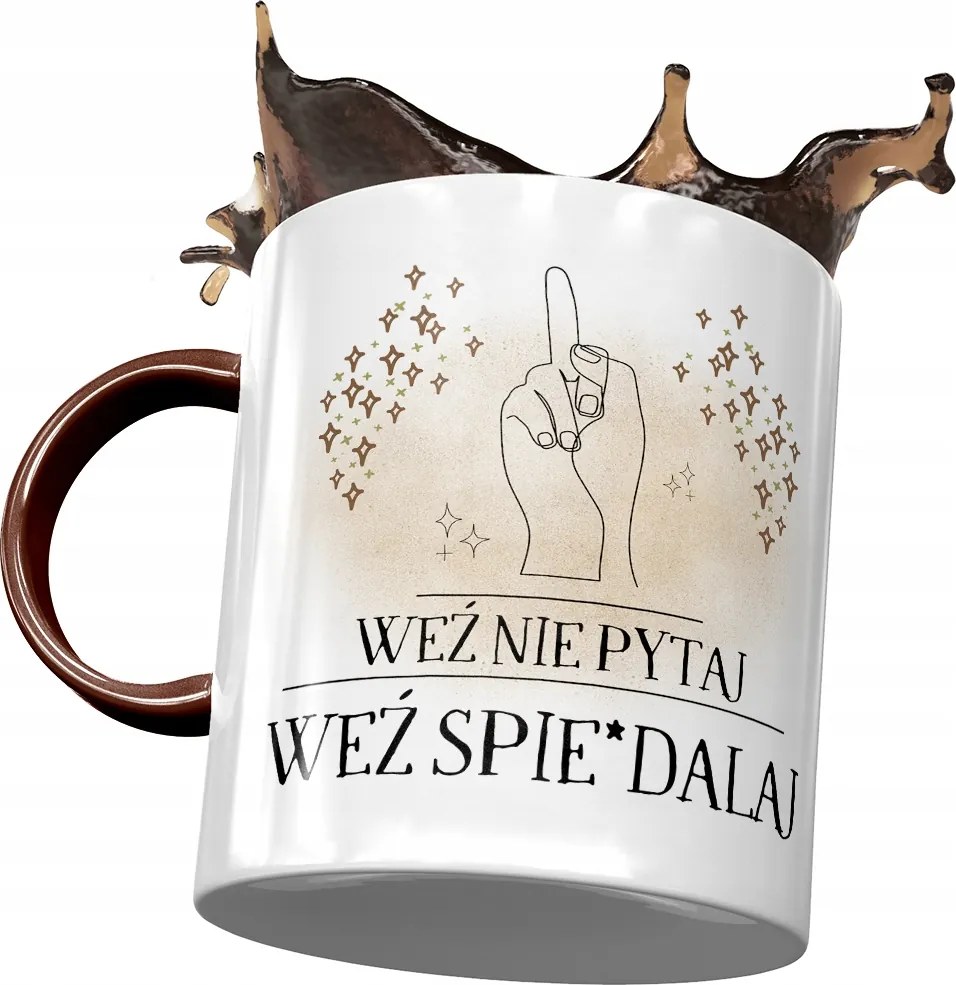 Bögre Bordó Vicces Vedd Ne Kérdezz Nyomtatott Fotóval