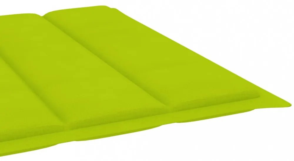 élénkzöld oxford szövet napozóágy párna 200 x 60 x 3 cm