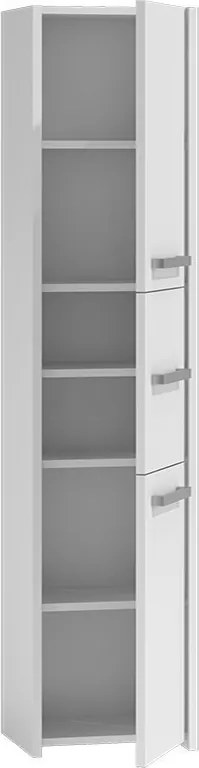 S43 fürdőszoba szekrény, fehér