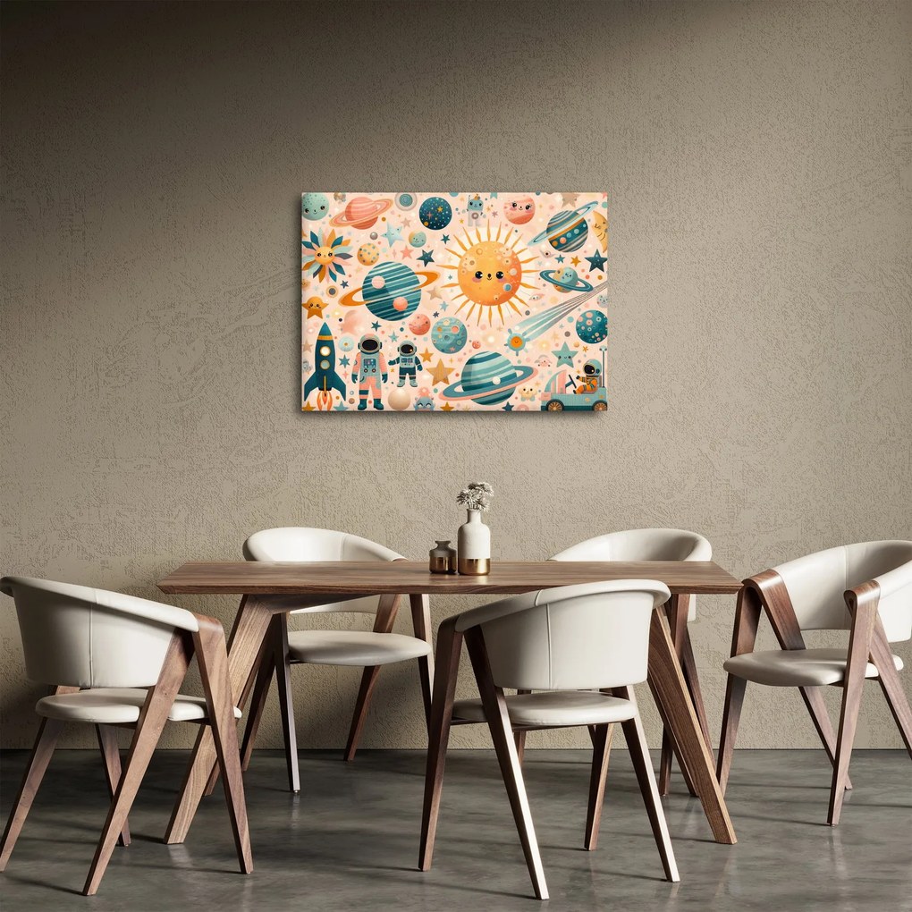 Kép - Darabok az űrből (70x50 cm)