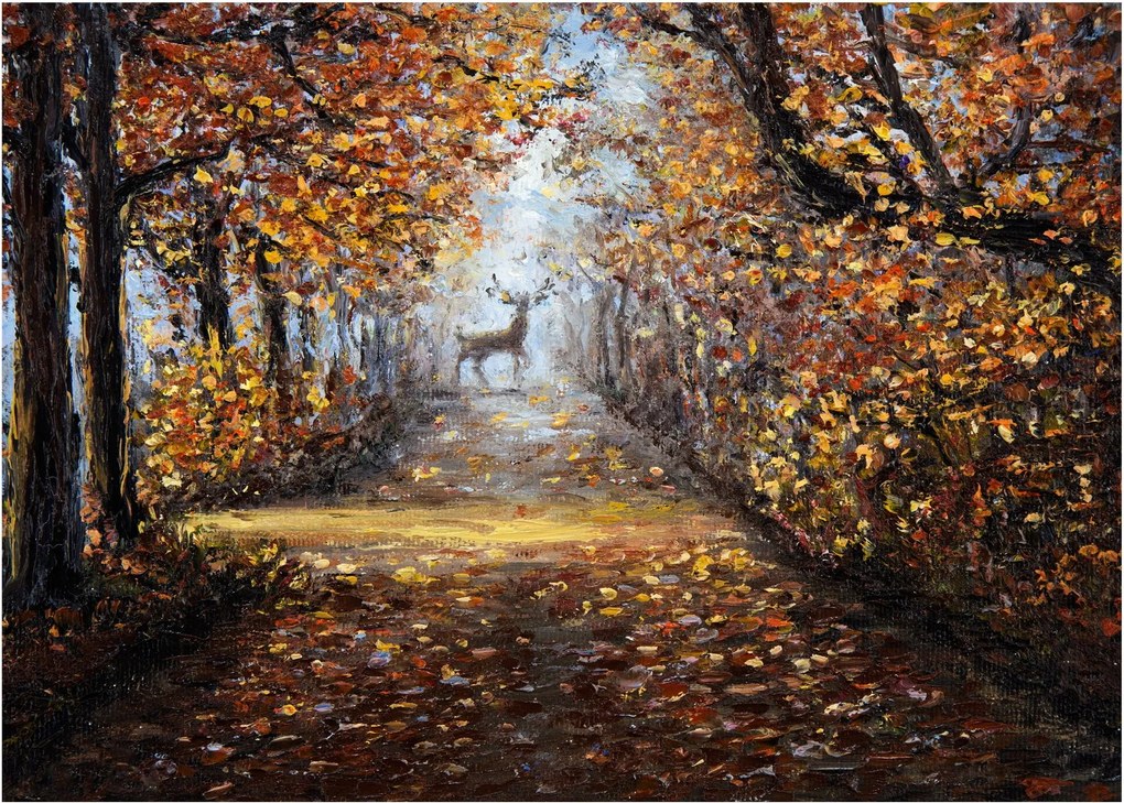 Kép - Az erdő szelleme (üvegen) (70x50 cm)