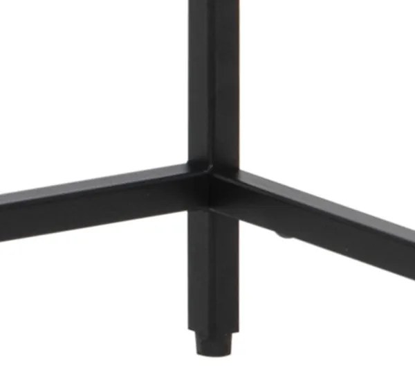 SETH konzolasztal fekete színben