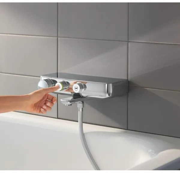GROHE 34718000 - GROHTHERM SMARTCONTROL 12” termosztátos kádcsaptelep, króm