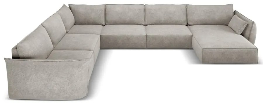 Világosszürke sarokkanapé (bal oldali) Vanda – Mazzini Sofas