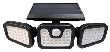 LED napelemes reflektor érzékelővel LED/15W/3,7V 2400 mAh IP54 4500K