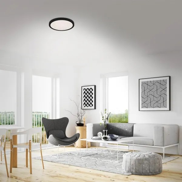 Briloner 3071-015 - LED Mennyezeti lámpa RUNA LED/24W/230V fekete