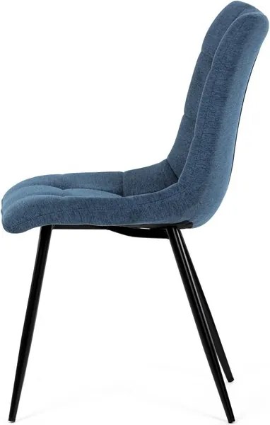 Sötétkék szövet étkezőszék, DCL-193 BLUE2