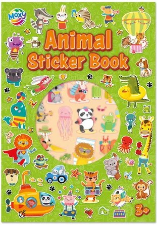 Állatos Fun matricás album 8 ív