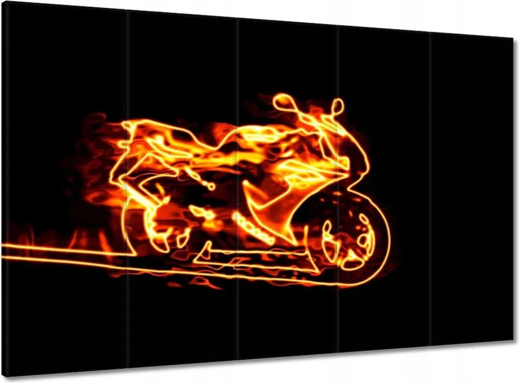 Vászonkép 100x70 Lánglovagok