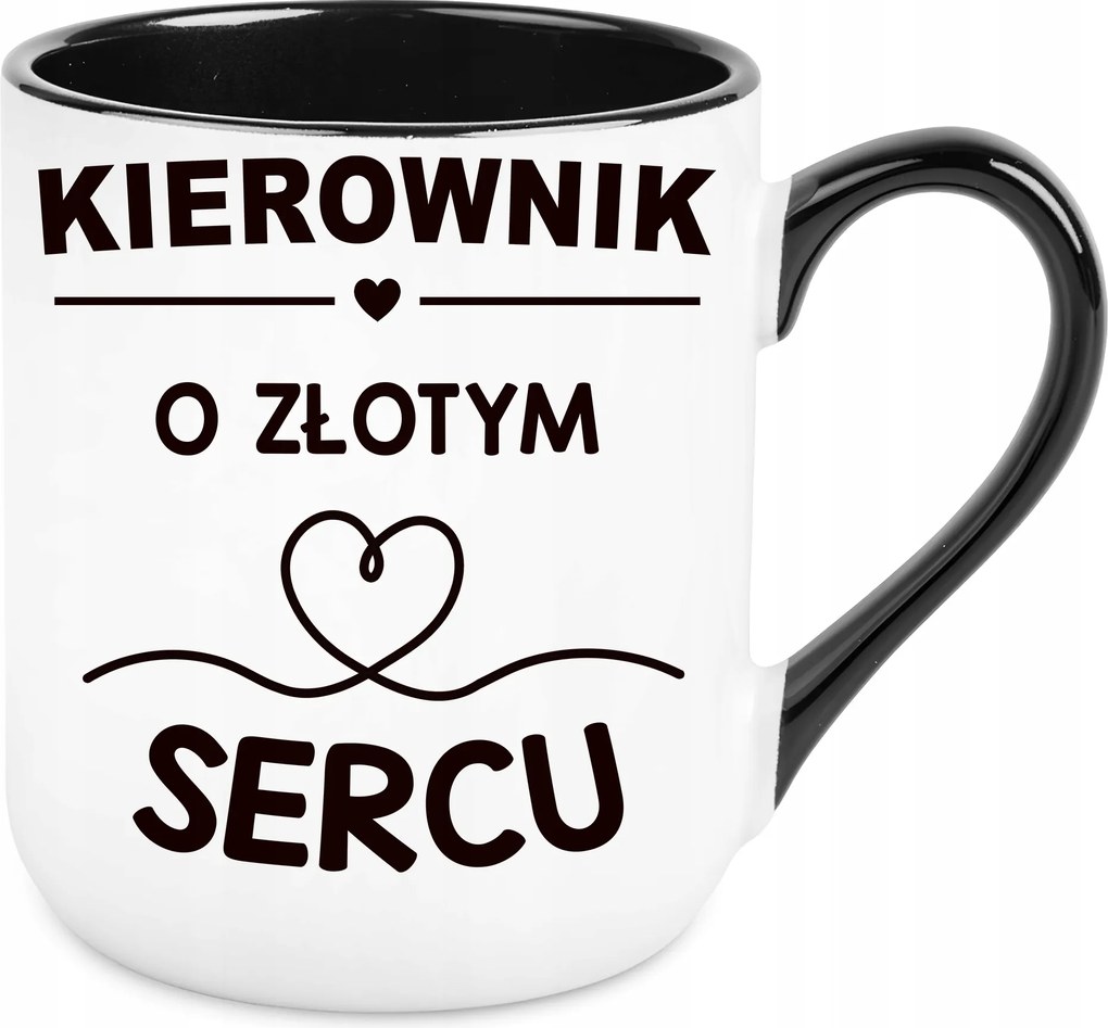 Bögre Elegáns Ajándék Vezető Arany Szív Születésnap Karácsony+ Név