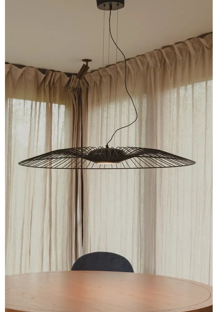 Fekete LED szabályozható függőlámpa ø 90 cm Spider – Zuiver