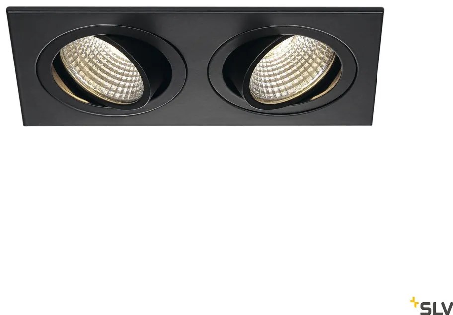 SLV NEW TRIA 1 SET 113920 Beépíthető spotlámpa 2x14W/LED 3000K 1250LM IP20