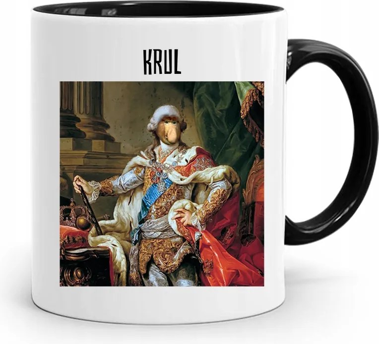 Bögre Fekete Hordozó Janusz Krul Ajándék fényképes nyomattal