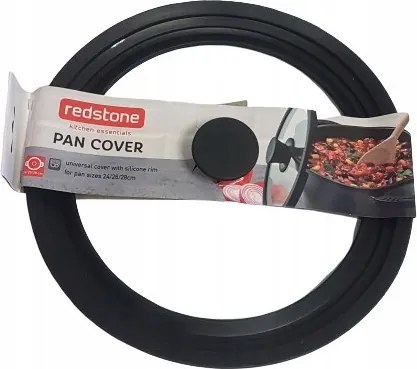 Fedél Redstone serpenyőkhöz és edényekhez 24/26/28cm átmérővel Szilikon üveg