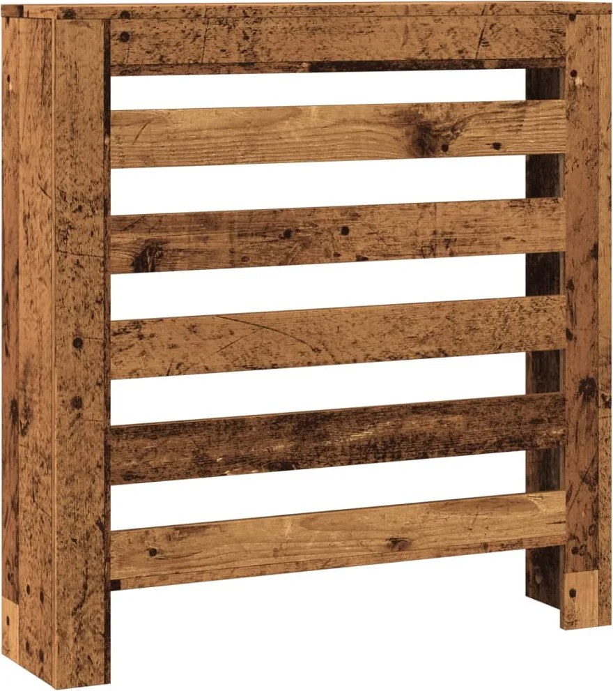 vidaXL antik fa színű szerelt fa radiátorburkolat 78 x 20 x 82 cm