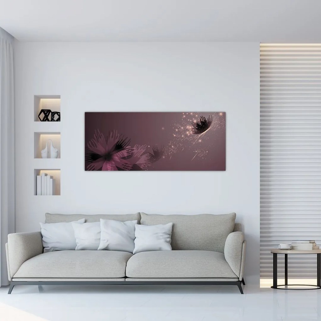 A pillangó virágának képe (120x50 cm)