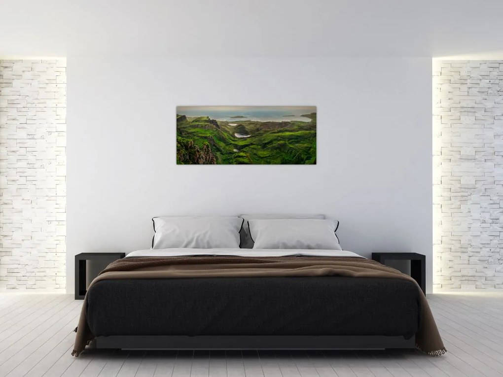 Kép - Quiraing, Skócia (120x50 cm)