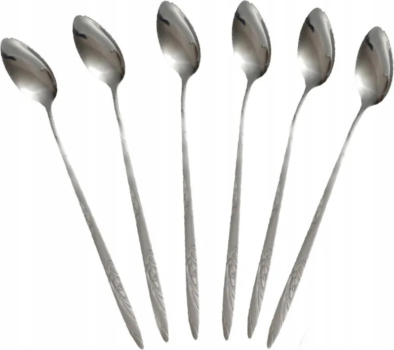 Kávéskanál Latte Desszertekhez Hosszú 6db